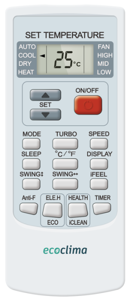 Ecoclima Frost Line ECW/I-AX09/FB-4R1 / EC/I-AX09/F-4R1
